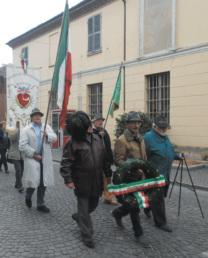 Casalgrasso ha ricordato i suoi caduti