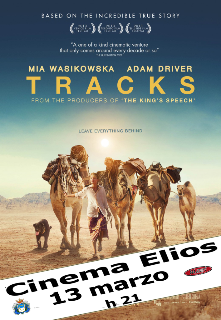 Carmagnola. Al cinema Elios “Tracks” venerdì 13 marzo