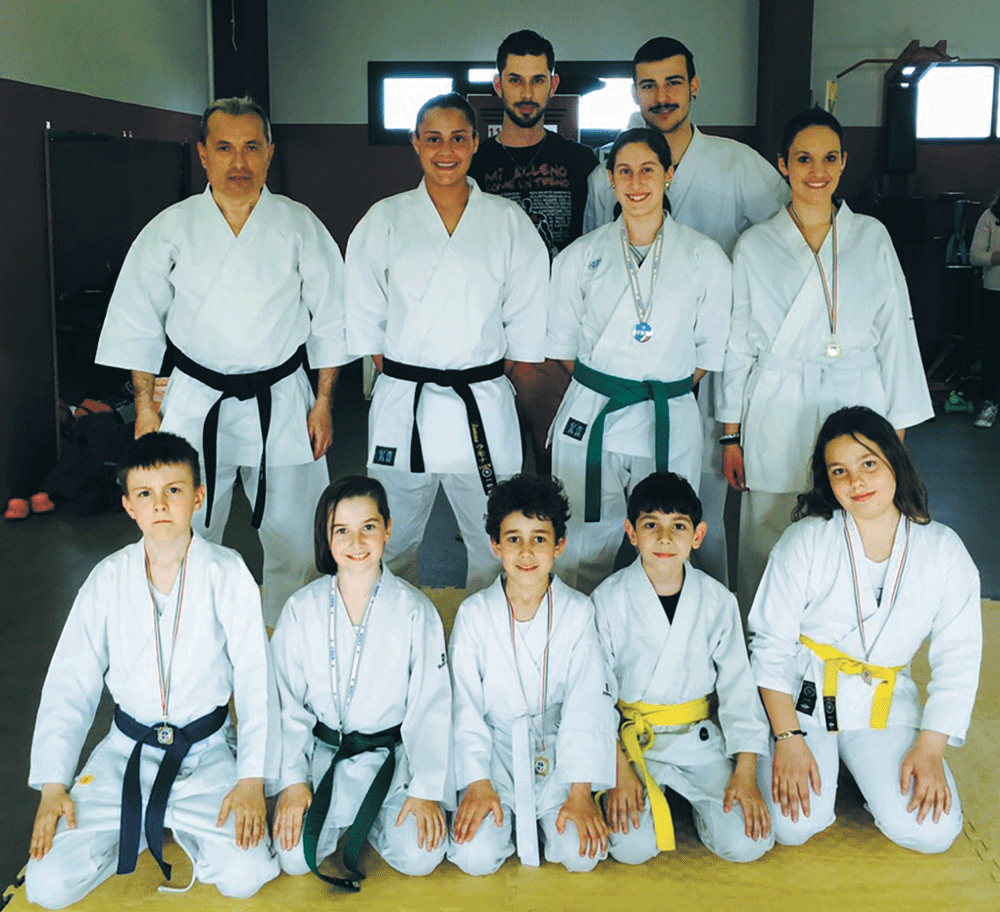 Carmafitness e Karate Piscina al 16esimo posto in Coppa Italia