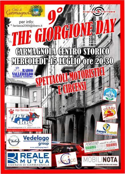 Al Giorgione Day auto e moto sfileranno per Carmagnola