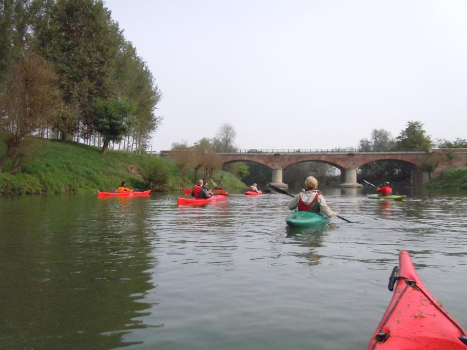 Due giorni in kayak sul Po