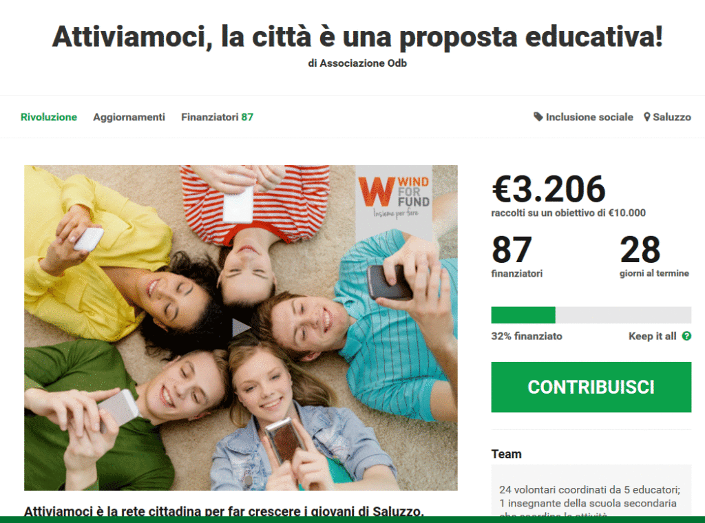 Crowdfunding a Saluzzo per un innovativo dopo-scuola