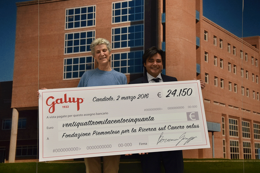 Da GALUP forte sostegno per la Fondazione Piemontese per la Ricerca sul Cancro