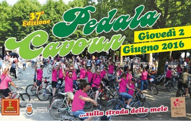Pedala Cavour, tutti in bici il 2 giugno