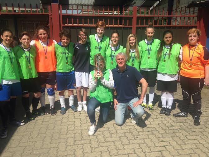 La squadra femminile di calcio A5 del Bobbio ha conquistato il titolo