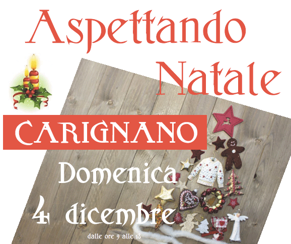 “Aspettando Natale”, mercatino delle feste a Carignano