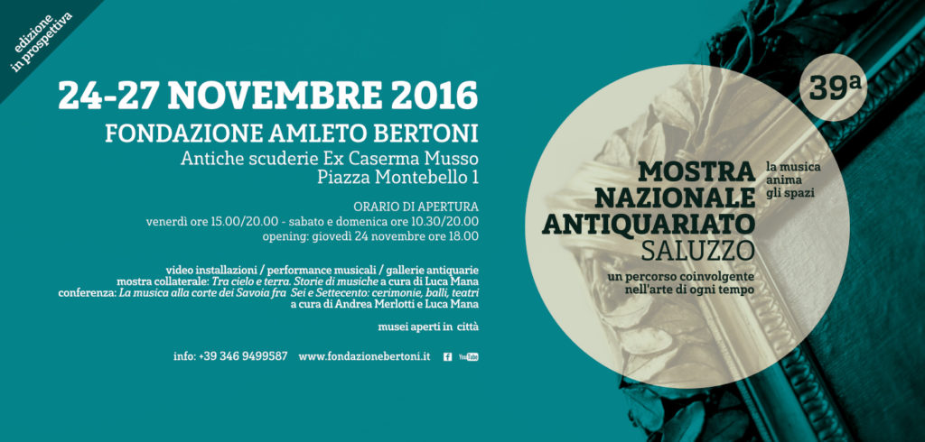 Saluzzo, inaugura la mostra dell’Antiquariato