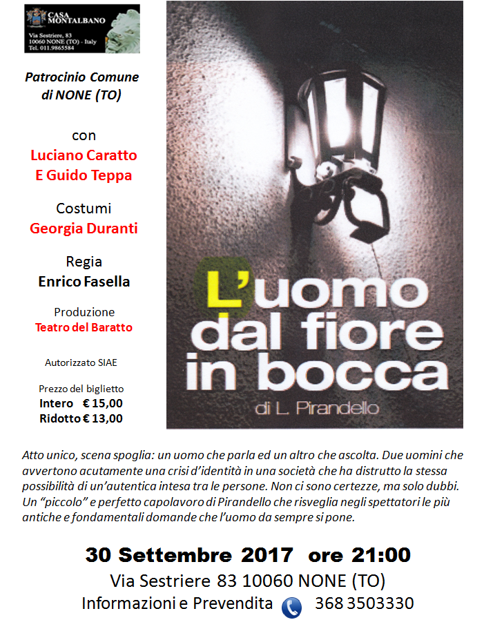 Pirandello in scena a None
