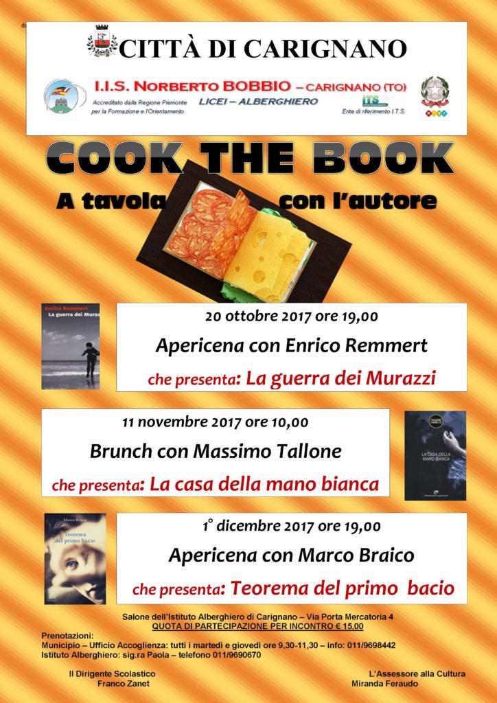 Incontri con i migliori scrittori di “Cook the book” tra letteratura e gusto