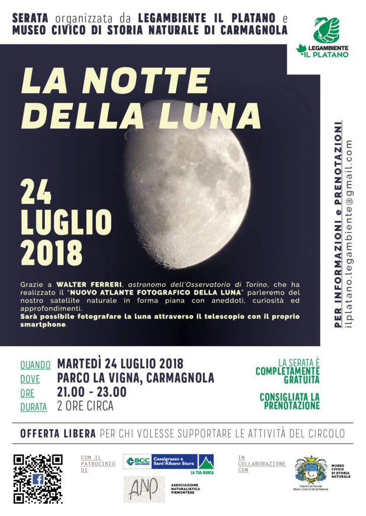 La luna al telescopio. Incontro con l’astronomo Walter Ferri