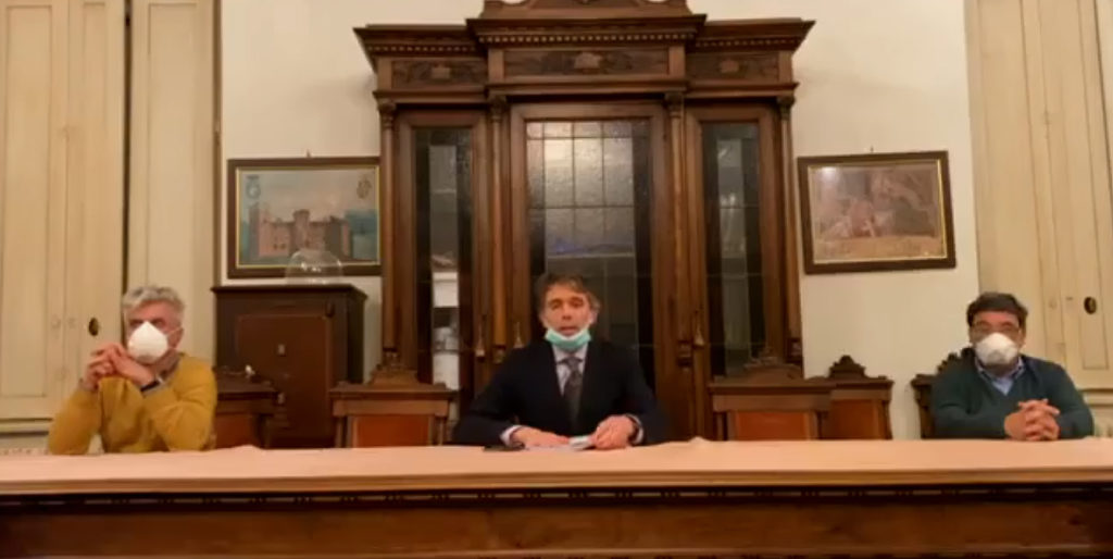 Dr Grillo, sindaco Pochettino, dr Intini la Pancalera