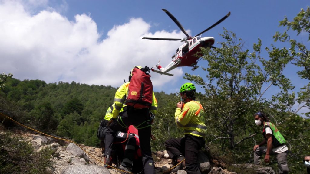 Coazze, recuperato cercatore di funghi dal Soccorso Alpino