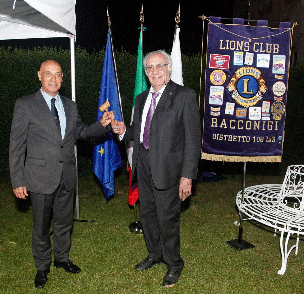 Giuseppe Fava è il nuovo presidente del Lions Club Racconigi