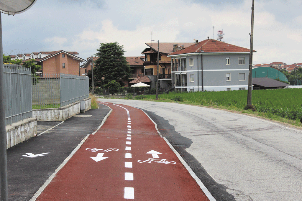 Carmagnola inaugura la nuova ciclabile dalla stazione a San Giovanni