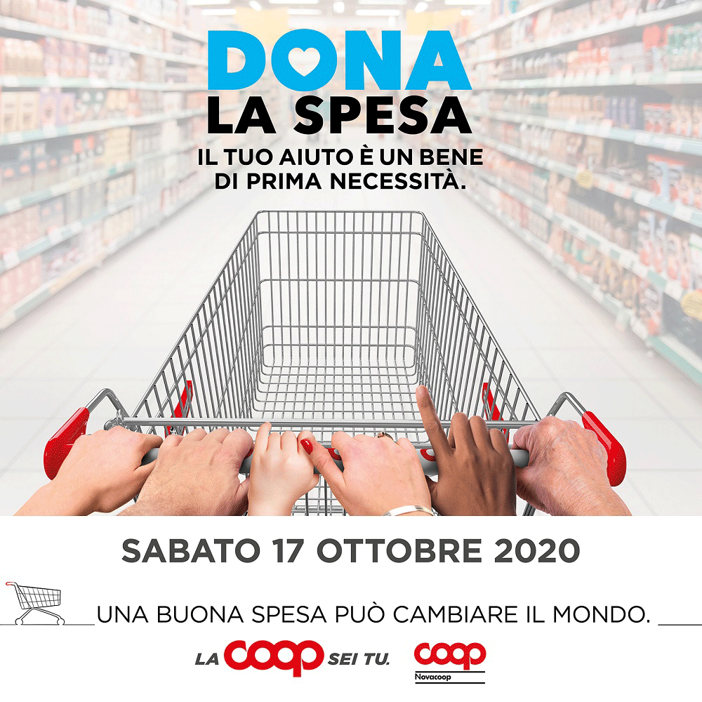 Raccolta alimentare “Dona la spesa” sabato nei punti vendita Coop