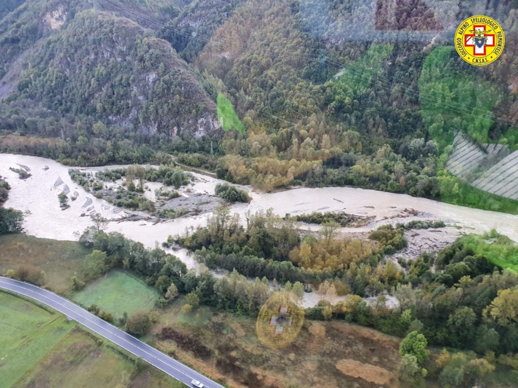 Maltempo, isolate le terme di Valideri e una frazione di Entracque