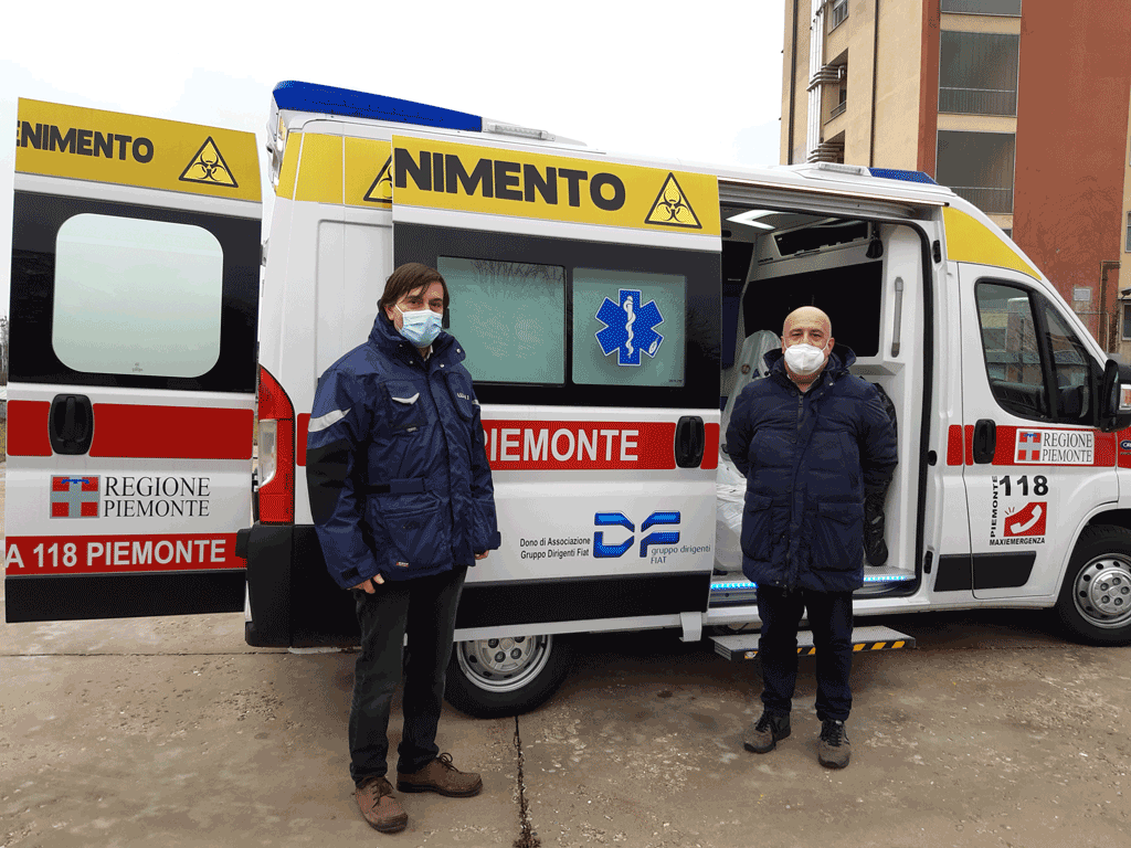 Ambulanza Maxiemergenza disponibile all’ospedale di Savigliano per il Covid