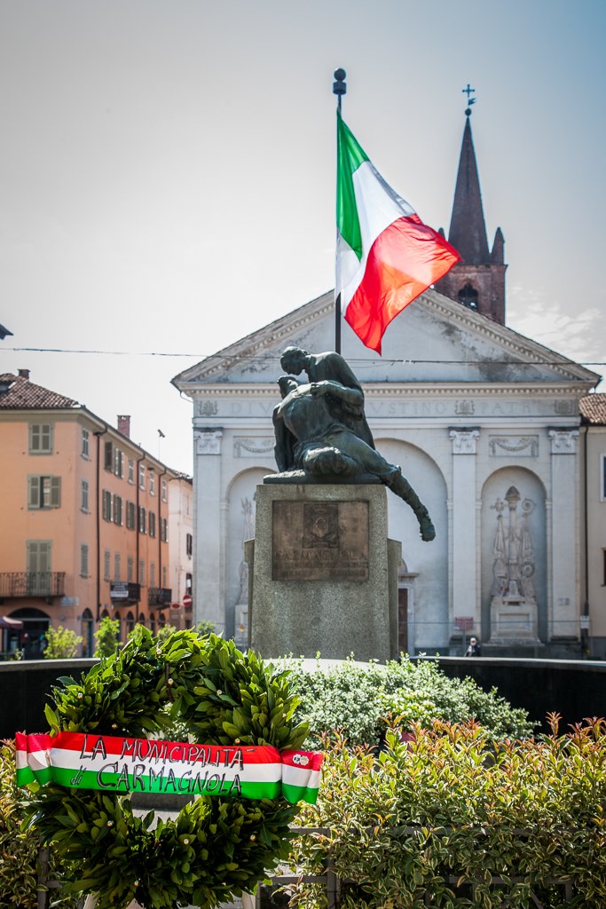 Carmagnola, cerimonia del 25 aprile in diretta streaming