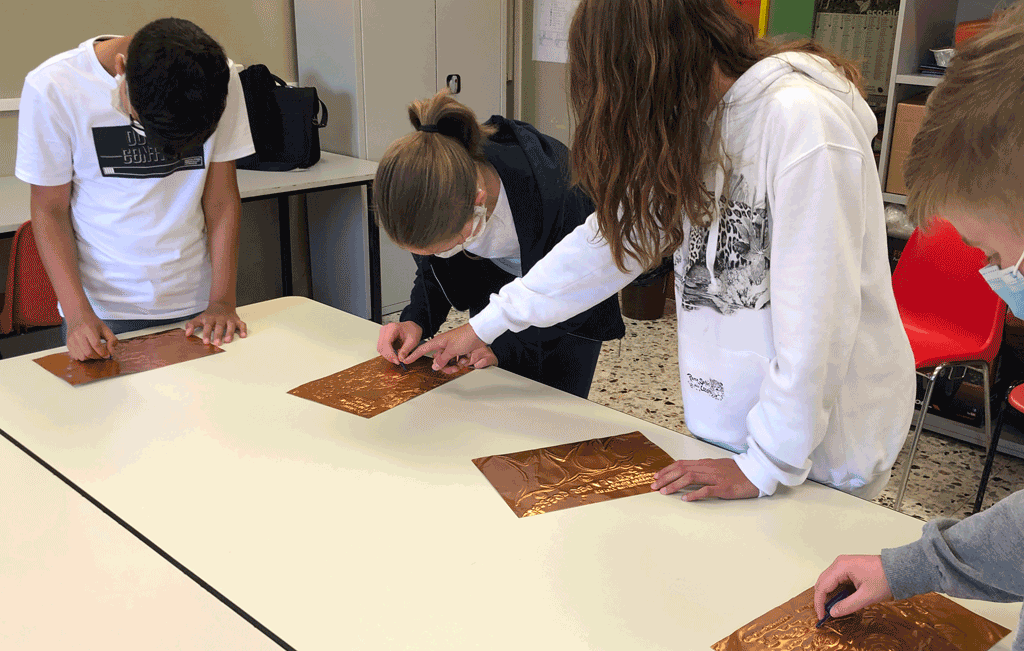 Arte contagiosa: a Verduno i lavori degli studenti di Sommariva Bosco