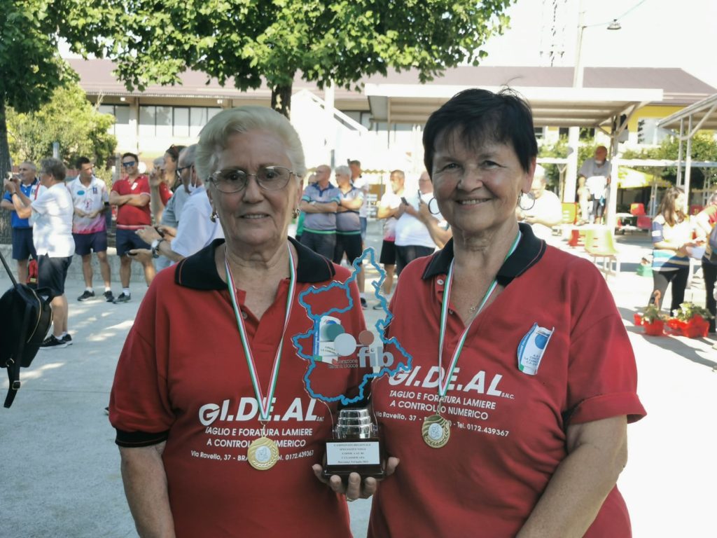 Torassa e Cuffia da Salsasio campionesse regionali di bocce