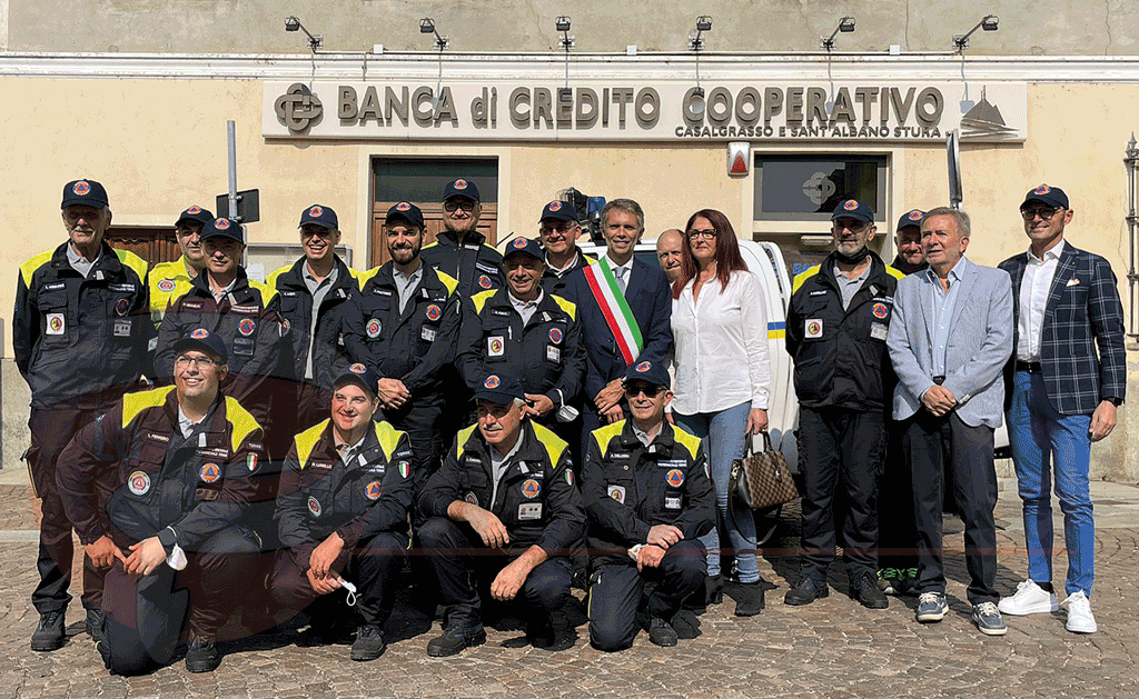 La Protezione Civile di Pancalieri in piazza per incontrare i cittadini