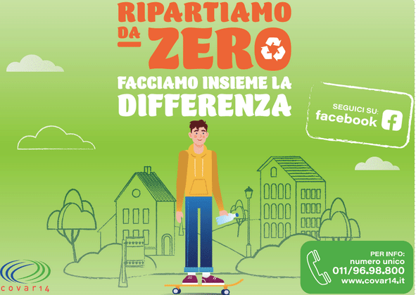 Successo per gli spot animati del Covar14 con suggerimenti sulla differenziata