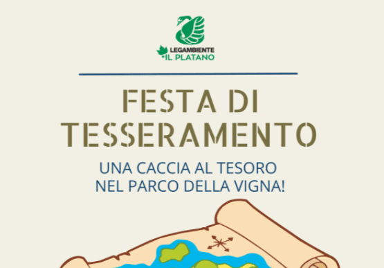 Legambiente, tesseramento 2022 con caccia al tesoro al parco Cascina Vigna