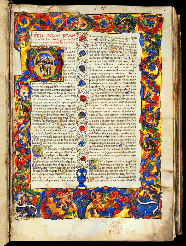 manoscritto-Tommaso-d'Aquino-castello-della-rovere-vinovo-la-pancalera