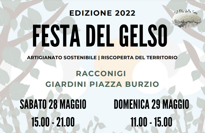 Racconigi propone nel fine settimana la Festa del Gelso 2022