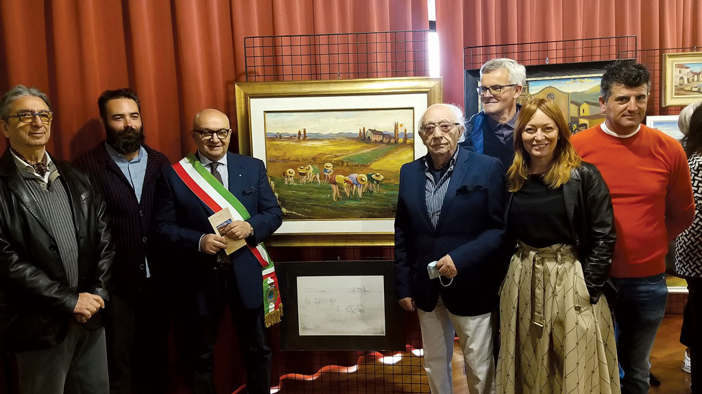 Romano-Galetto-mostra-maggio-moretta-LA-PANCALERA-giornale