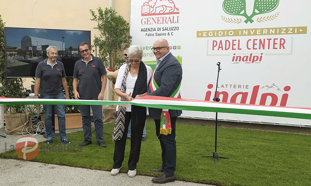 Inaugurato il Padel Center di Moretta intitolato a Egidio Invernizzi