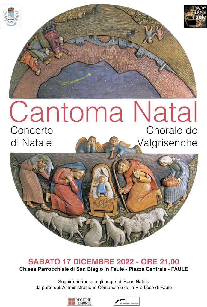 Faule, concerto di Natale con la Chorale de Valgrisenche sabato 17 dicembre