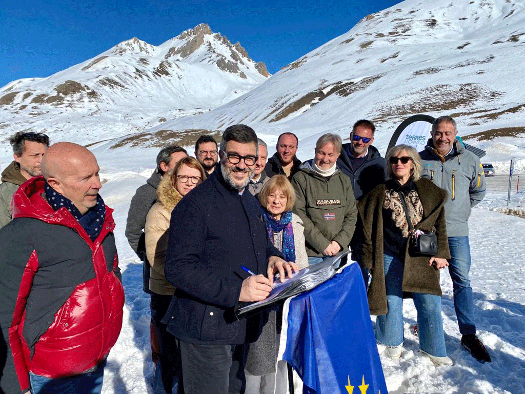 Firmato ieri al Colle della Maddalena il “Manifesto delle Terres Monviso”