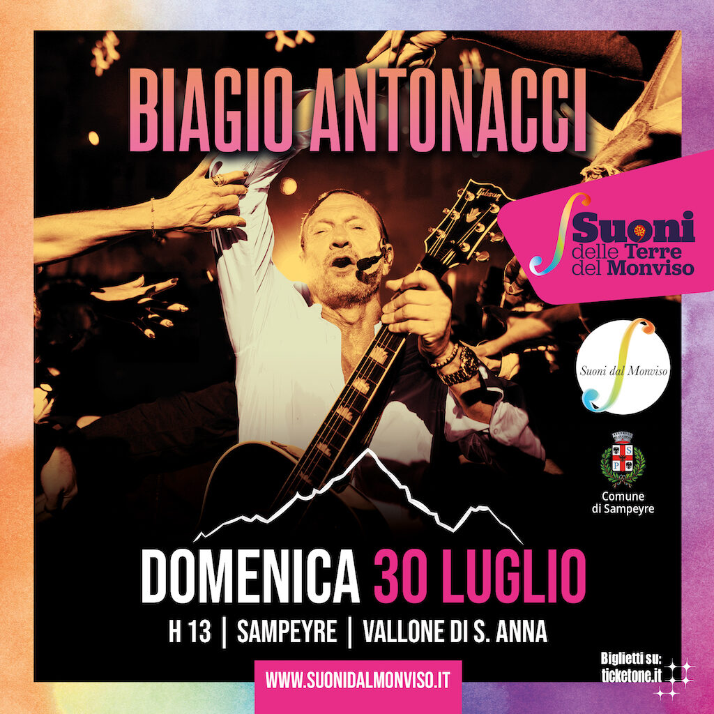 Biagio Antonacci protagonista di “Suoni delle Terre del Monviso”