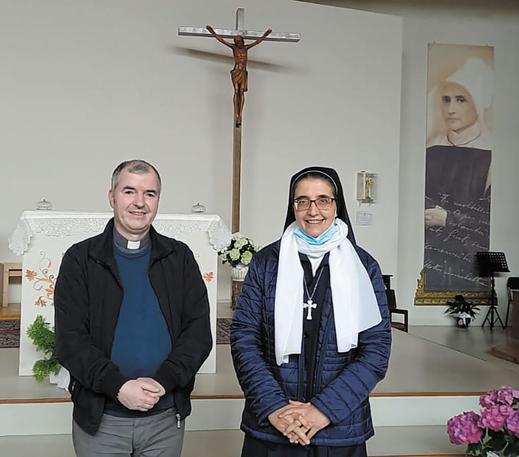 Madre Francesca Sarcià in visita a Carmagnola