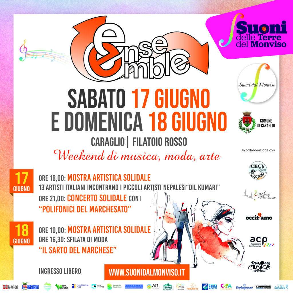 “Ensemble”: weekend di musica, moda e arte al Filatoio di Caraglio