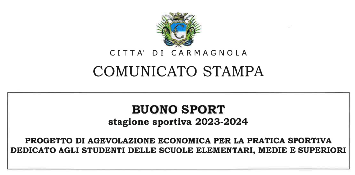 Buono Sport per le classi dalla 1ª elementare alla 5ª superiore