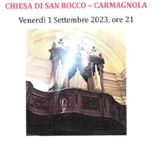 Settembre tra musica e arte a San Rocco