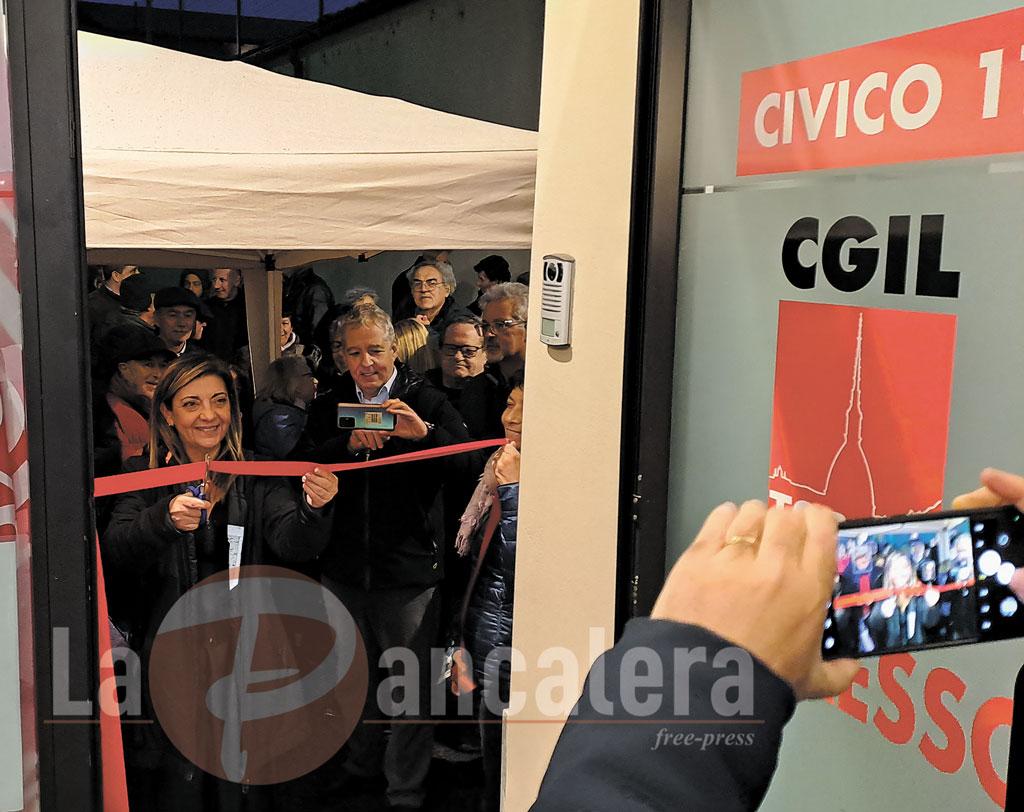 Inaugurata ieri la nuova sede CGIL in via Cavalli 11 a Carmagnola