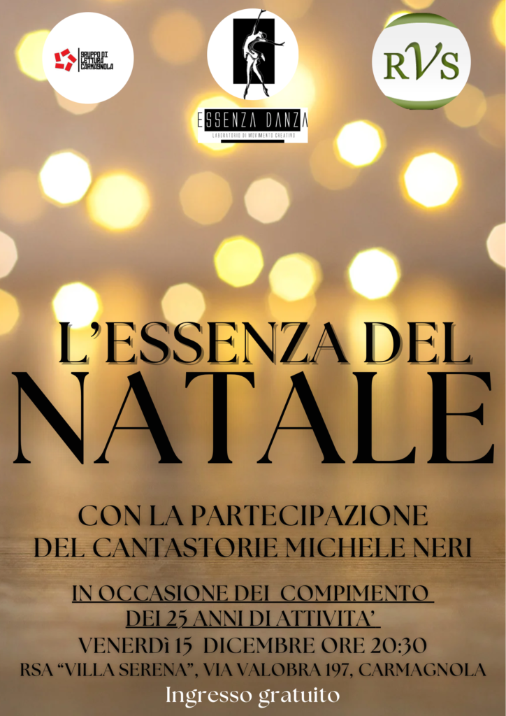 L'essenza del natale carmagnola villa serena