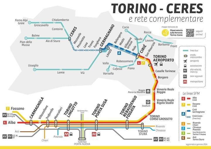 A Caselle in treno da Carmagnola: inaugura la nuova ferrovia