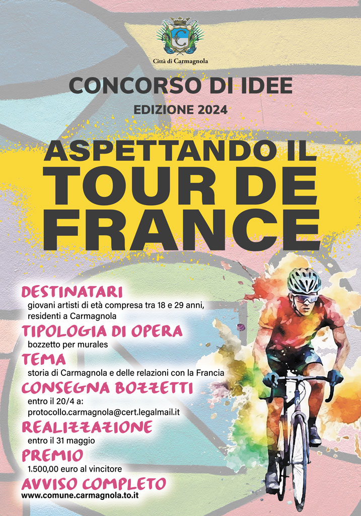 1.500 euro per il murales che accoglierà il Tour de France