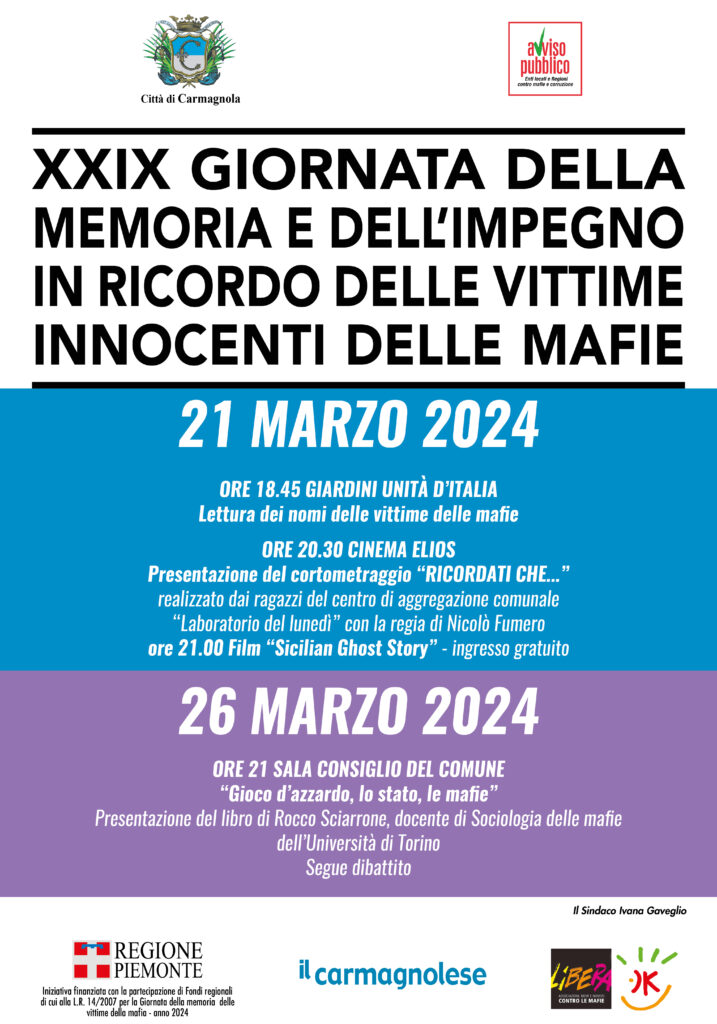 Carmagnola NO MAFIE 2024