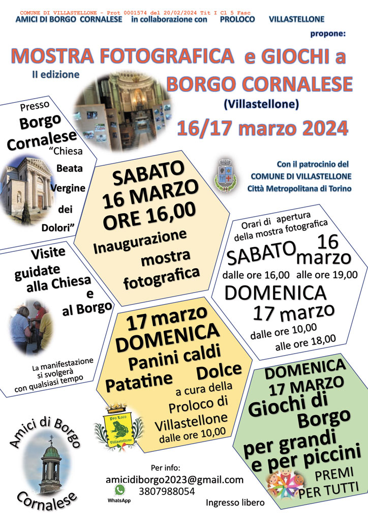 Mostra fotografica a Borgo Cornalese