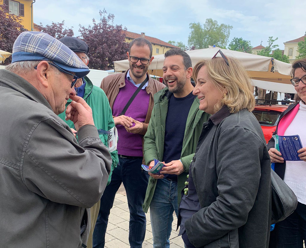 Gianna Pentenero a Villastellone con i candidati PD alle regionali