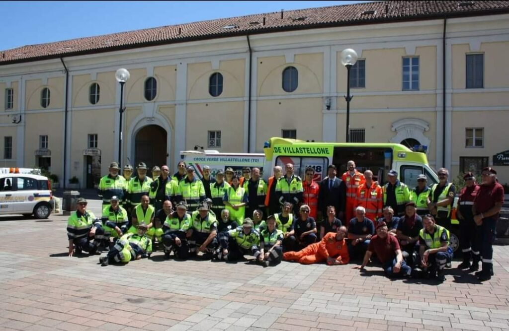 Villastellone, dimostrazione di Protezione Civile