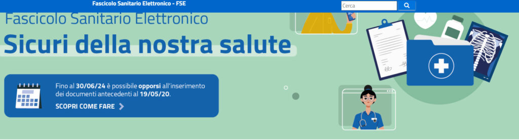Fascicolo Sanitario Elettronico, la scelta sull’inserimento dei dati