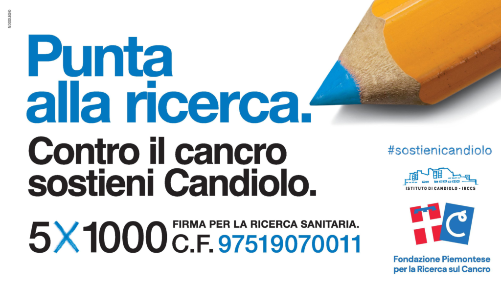 Il 5X1000 alla Fondazione Piemontese per la Ricerca sul Cancro