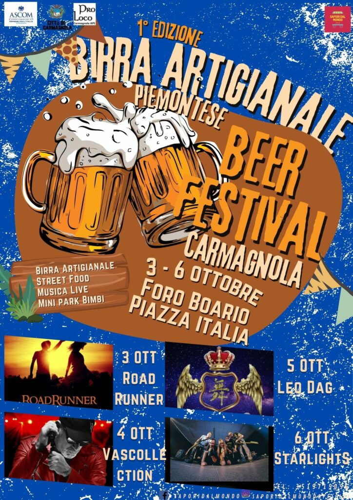 Prima edizione del Beer Festival a Carmagnola