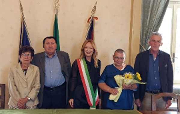 Fiori d’arancio in municipio a Moretta